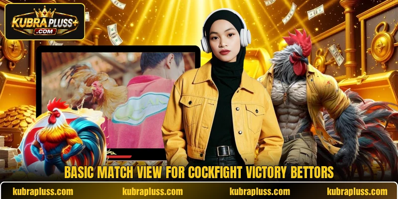 Basic match view for cockfight victory bettors