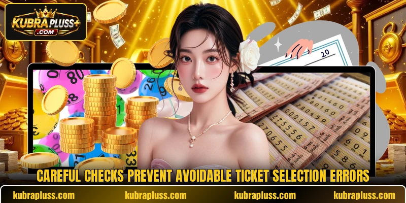 Careful checks prevent avoidable ticket selection errors