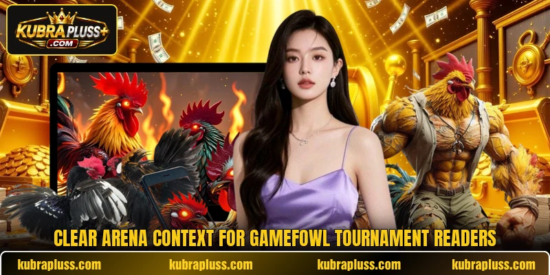 Clear arena context for gamefowl tournament readers