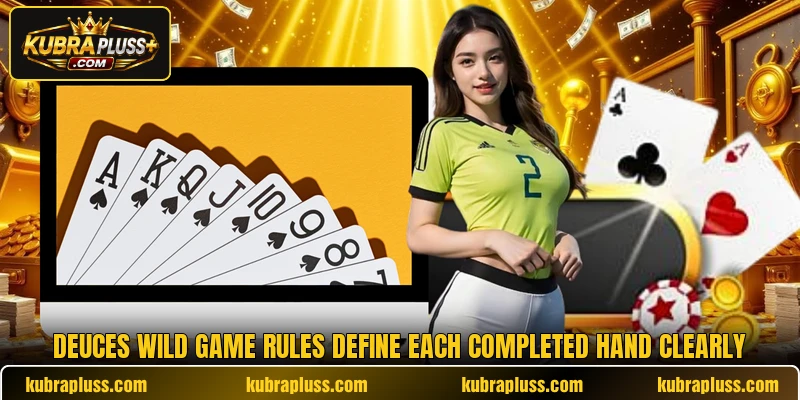 Deuces wild game rules define each completed hand clearly