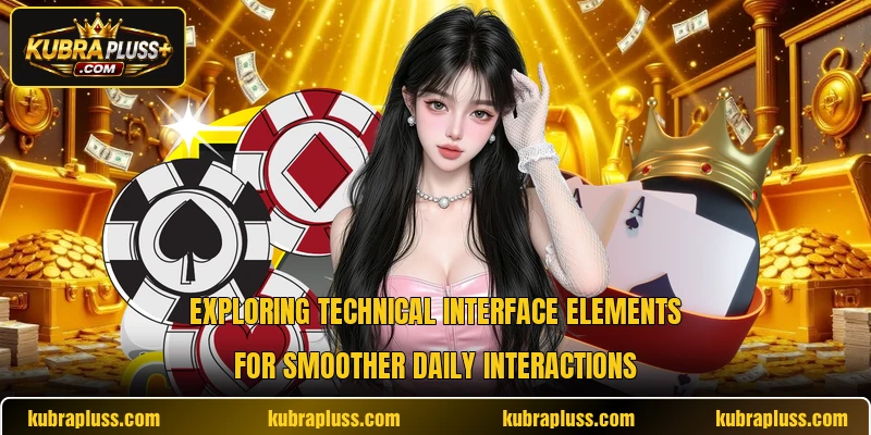 Exploring technical interface elements for smoother daily interactions