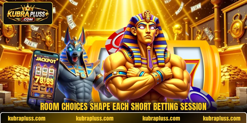 Room choices shape each short betting session