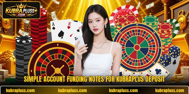 Simple account funding notes for Kubraplus deposit
