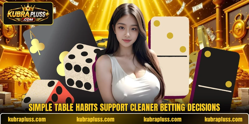 Simple table habits support cleaner betting decisions