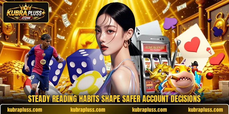 Steady reading habits shape safer account decisions