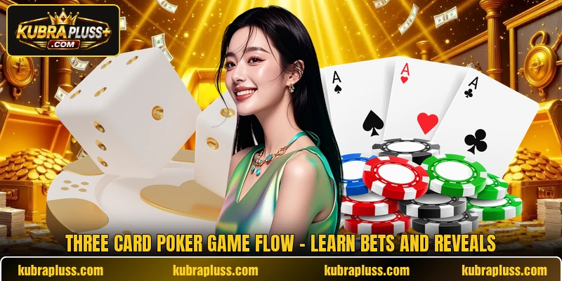 Three Card Poker Game Flow - Learn Bets And Reveals